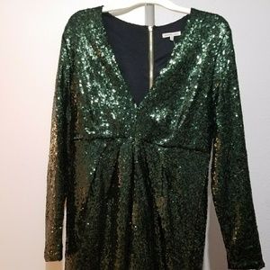Green sequins